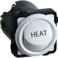 Excel Life - Engraved rocker switch mechanism 2 way 16AX 240V a.c. HEAT engraved white