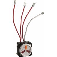 Excel Life - Indicator mechanism Amber power available 2 x red power supplied indicator 250V a.c. white