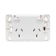 HPM VIVO 10A Horizontal Double Power Point Grid & Mech White