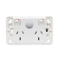 HPM VIVO 10A Double Power Point Grid & Mech with Extra Function Hole White