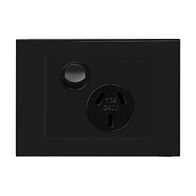 HPM VIVO 10A Horizontal Single Power Point Dark Grey