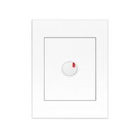 HPM VIVO 350VA 2 Wire Push Button Cover Plate White