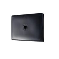 Linea Phone outlet RJ12 1 gang black