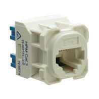 HPM Cat3 RJ45 Phone Mechanism Universal Plates White