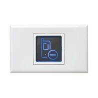 Excel - Special application device illuminated sign blue neon white