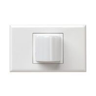 Excel - Bulkhead light gloss white 12/24V a.c. gloss white