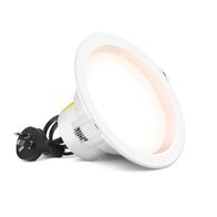 HPM DLI 7W 880lm LED Cool White Dimmable Downlight with Integrated Driver 125mm White