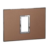 ARTEOR Square 1 Module Horizontal Coverplate Pink Champagne