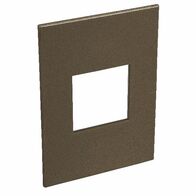 ARTEOR Square 2 Module Vertical Coverplate Dark Bronze