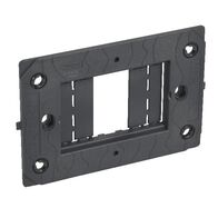 Arteor modular series - Grid horizontal 2 or 3 module 84mm mounting centres dark grey