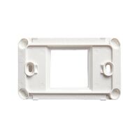 Como - Support frame for electronic mechs 2 modules white