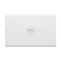 Excel Life Single Pole Double Throw Horizontal Rocker Switch 1 Gang Matt White