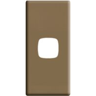 Linea Architrave coverplate 1 gang ninja khaki