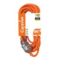 HPM Caravan Extra Heavy Duty 15A 3 Core 1.5mm² Extension Lead 8m Orange