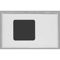 Excel - Phone coverplate horizontal 1 gang white