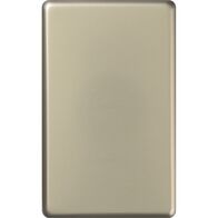 Excel - Blank Switch Coverplate - Matt Silver