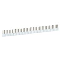 Starfix - ferrule with insulating flange single - supplied in strips 0.5mm² 15mm long white pack of 480