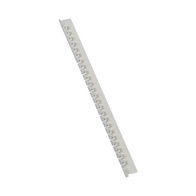 MEMOCAB - Markers for wiring black conventional symbols on white background 2.5mm symbol - slide-in pack of 240