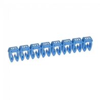 CAB3 - Markers for wiring 1.5 to 2.5 mm² numbers - colour code 1.5-2.5mm² blue number 6 pack of 1200