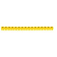 CAB3 - Markers for wiring 4 to 6mm² black symbols on yellow background 4-6mm² symbol + pack of 300