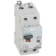 DX³ - RCBO 2P 6kA - A Type 30mA 230V a.c. - neutral on right hand side 1P+N 20A 2 module
