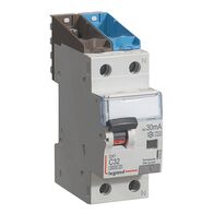 DX³ - RCBO 2P 6kA - A Type 30mA 230V a.c. - neutral on right hand side 1P+N 32A 2 module