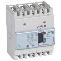 DPX³ 160 Thermal Magnetic MCCB - Icu 50 kA - 400 V~ - 4 Phase - 125 A
