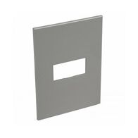 ARTEOR Square 1 Module Vertical Coverplate Magnesium