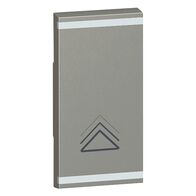 Arteor - MyHOME - Square key cover BUS/SCS - dimmer symbol - 1 module - magnesium
