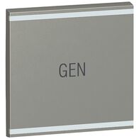 Arteor - MyHOME - Square key cover BUS/SCS - GEN marking - 2 modules - magnesium