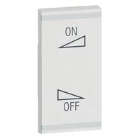 Arteor - MyHOME - Square key cover BUS/SCS - regulation symbol - 1 module - white
