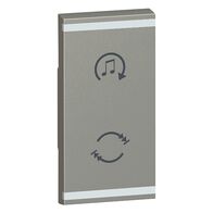 Arteor - MyHOME - Square key cover BUS/SCS - sound source selection - 1 module - magnesium