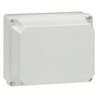 PLEXO - IP55 junction box plastic 220Hx170Wx140Dmm undrilled