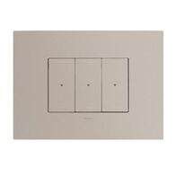 ARTEOR with NETATMO - Smart Dimmer Horizontal - 3 Gang - 3 Wire - Aluminium