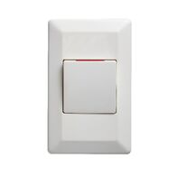 Como - Vertical isolator switch 1 gang 35A 240V a.c. with red line white