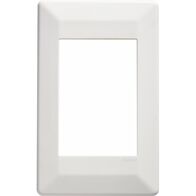 Como - Vertical coverplate vertical 2 gang or switch and dimmer/fan controller white