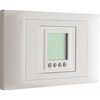 Excel Life - Common plate - Electronic device time delay switch 8 weekly programs 1 gang 16A 240V a.c. 20hr reserve white LCD screen - white