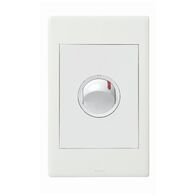 Excel Life 40A Heavy Duty Vertical Switch 1 Gang Gloss White