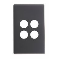 Excel Life Switch Coverplate 4 Gang Diesel