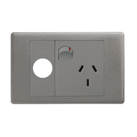 Excel Life 10A Horizontal Single Powerpoint with Extra Function Hole Urban Grey