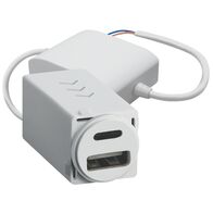 Excel Life - Dual USB Charger Mechanism Type A & C - White