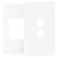 Excel Life Smart Grid & Plate for 2 Gang Switch or Dimmer White