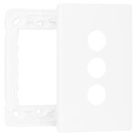 Excel Life Smart Grid & Plate for 3 Gang Switch or Dimmer White