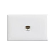 Linea - Data outlet RJ45 1 gang Cat5e white