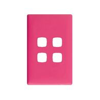 Linea Coverplate 4 gang bubblegum