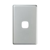 EXCEL - 1 Gang Switch Coverplate Only - Matt Silver