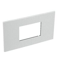 ARTEOR Square 3 Module Coverplate Soft Aluminium