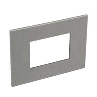 ARTEOR Square 3 Module Horizontal Coverplate Magnesium