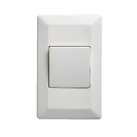 Como - Vertical switch 1 gang 15A 240V a.c. white