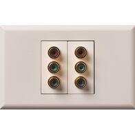 Excel - RGB 2 gang gloss white